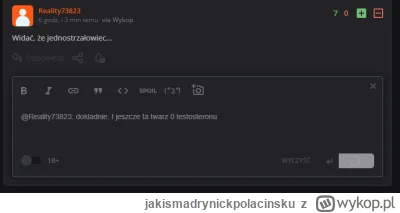 jakismadrynickpolacinsku - #moderacja Dlaczego została mi odebrana możliwość komentow...