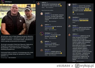 eSUBA94 - @mvmxks: ale pomyśl jak mi to psychę r---------a
typ ma zarzuty i wyroki i ...