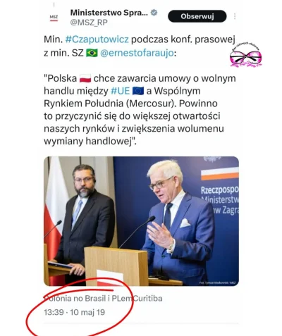 ciagleloginzajety - PiS popierał Mercosur. Co za zaskoczenie, że wyszło jak z zielony...