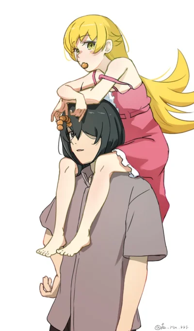 zabolek - #randomanimeshit #anime #monogatari #shinobu #koyomiararagi