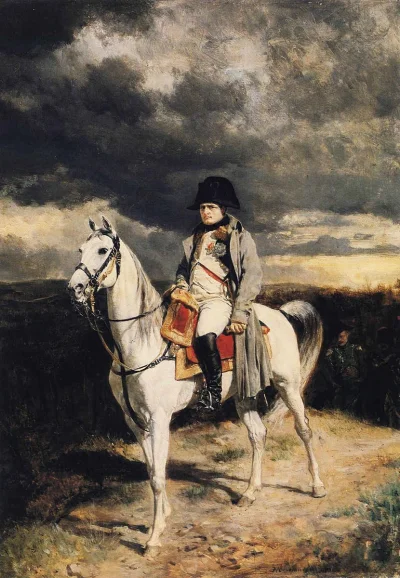 Loskamilos1 - Napoleon w roku 1814, Ernest Meissonier, obraz wykonano w 1862.

#necro...