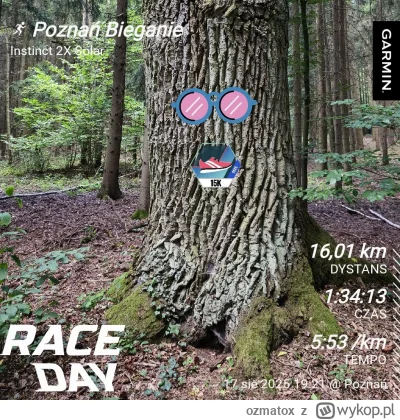 ozmatox - 17 199,92 - 16,01 = 17 183,91



#sztafeta #biegajzwykopem #bieganie #swier...