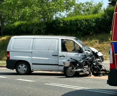 WarszawskiRozpylacz - Tragiczny wypadek motocyklisty pod Jastrzębiem. 49-latek nie ży...