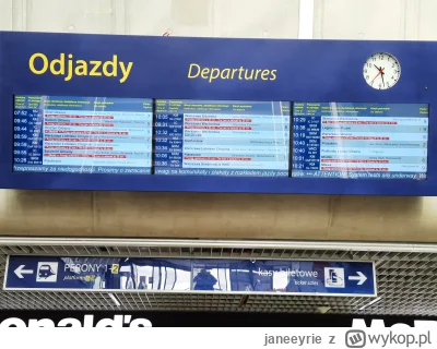 janeeyrie - Wtf pkp dzisiaj. Mój pociąg spóźniony o 65 minut, a w końcu odwołany w po...