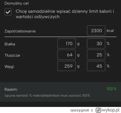 quezygnu6 - Witam Mirki, może ktoś pomóc z ustaleniem makro? 
Ogólnie to: chłop, 178c...