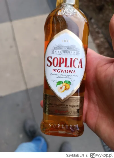 SzybkiBLN - Wszyscy gadają o wyborach to ja wrzucę soplice pigwową przed głosowaniem ...