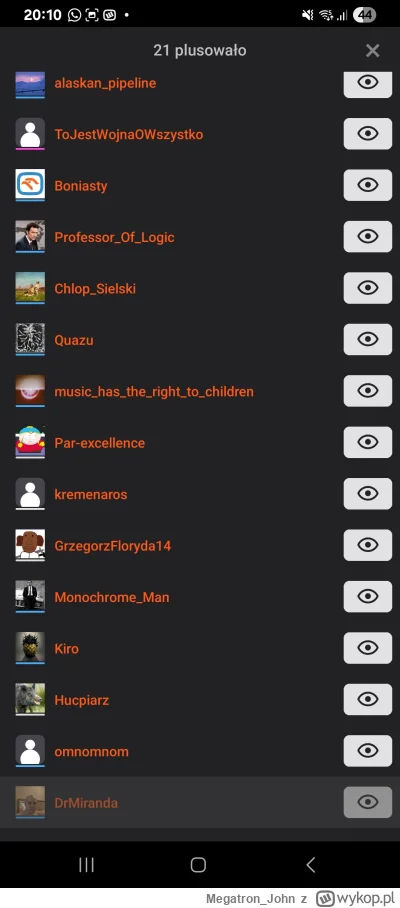 Megatron_John - Lista frajerow została zaktualizowana xD