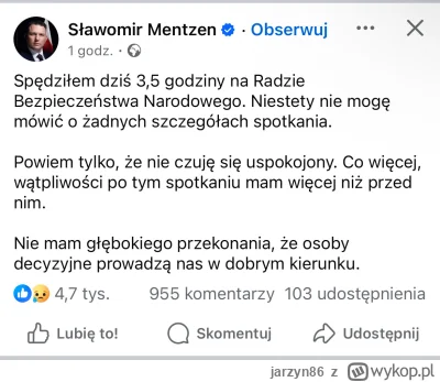jarzyn86 - Jezeli Memcen czuje sie zaniepokojony… to ja czuje sie spokojny. #wojna