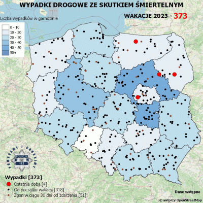 Salido - Minął 67. (z 70) dzień wakacji.

W ciągu ostatniej doby miały miejsce 4 wypa...