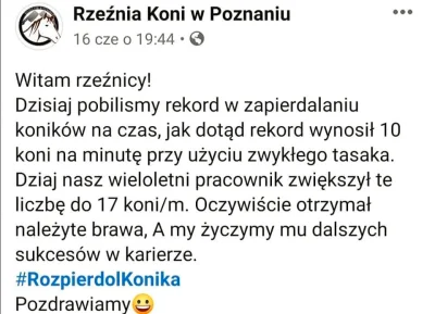 T.....t - @Kearnage: koniki to już tylko na transport do słynnej Rzeźni Koni w Poznan...