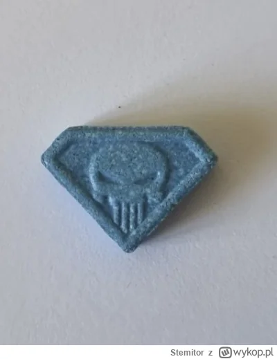 Stemitor - Taki Blue Punisher - ponoć 220mg. Waga tabletki 0.42-0.50g. Myślicie że le...