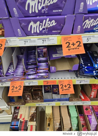 N0skill - Nowe ceny 8zl w biedrze #milka #czekolada

Gdyby nie data waznosci, to inwe...