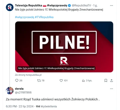 raul7788 - #zarubelka #polityka #bekazpisu

Mniejsza,że żołnierz zginął podczas urlop...