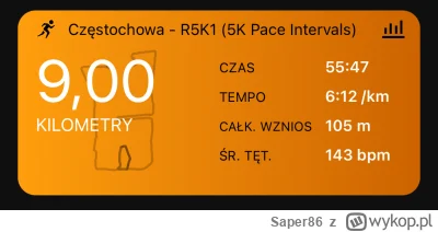 Saper86 - Poranne #bieganie chyba jest najlepsze:) dzisiaj interwały. Na końcu jeszcz...