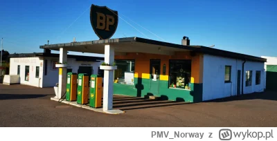 PMV_Norway - Wczoraj trafiliśmy w trasie na pozostałość z innej epoki. Stacja BP w #n...