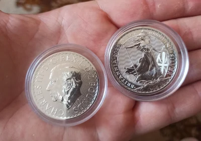 picasssss1 - Dzisiaj dwie monetki, typowe buliony z Karolem ( ͡° ͜ʖ ͡°) ogólnie kolek...