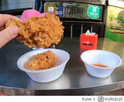 Kalwi - Zamówiliśmy sobie z Magdą Chicken Burgera

Ziom, ale to jest kurczak w posypc...