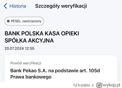 123radzio - Zalogowałem się do mojego banku i odrazu po zalogowaniu przyszło mi powia...