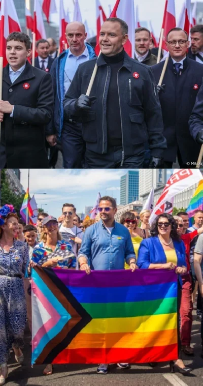 kamil-tika - Jeden maszeruje z polskimi rodzinami i patriotami z okazji jednego z naj...