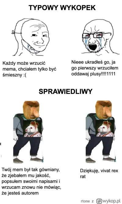 rtone - Sprawiedliwość nie szuka poklasku
#konkursnanajbardziejgownianymemznosaczem