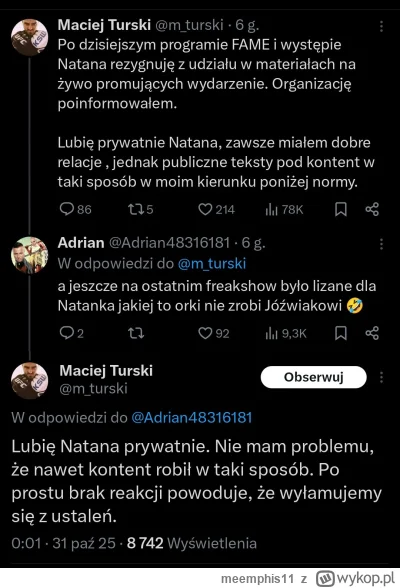 meemphis11 - Maciuś jest smutny bo nikt z federacji nie zareagował gdy Natan powiedzi...