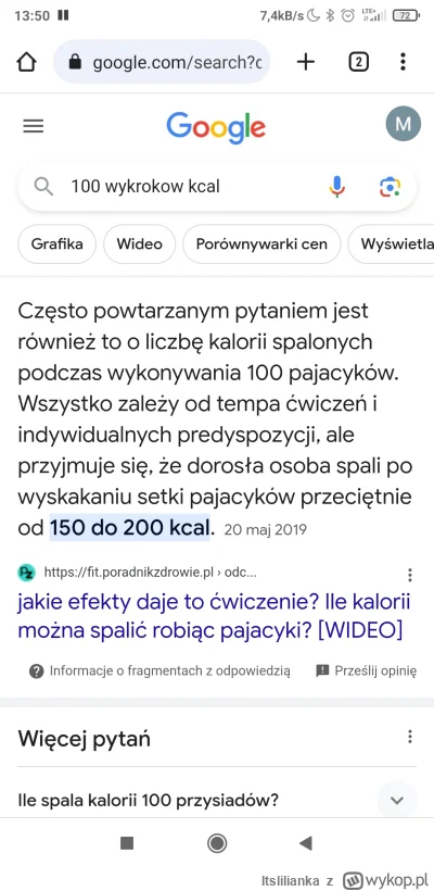 Itslilianka - xD? serio 200 kcal za setkę pajacyków? strzelaem raczej że max 50 #mirk...