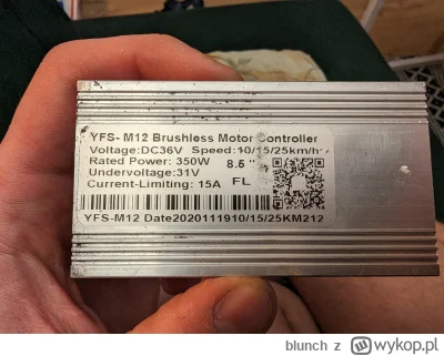 blunch - Heja. Dostałem elektryczną hulajnogę w spadku. Uszkodzony jest kontroler, ni...