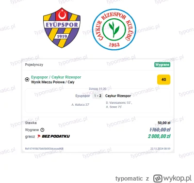 typomatic - Trafienie numer 31.
Zachęcam do obserwacji ig, gdzie co jakiś czas podaję...