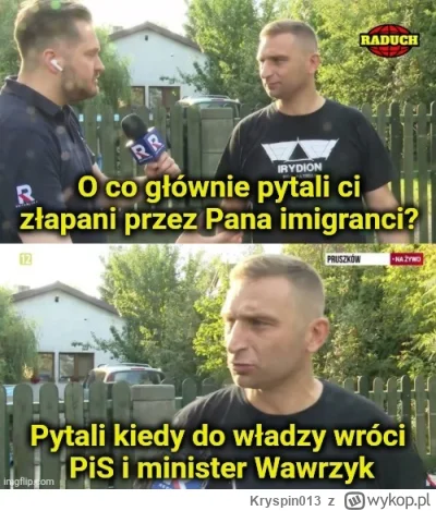 Kryspin013 - >@PopeLeon Albo wtedy jak ryży wpuści niemieckich policjantów do Polski ...