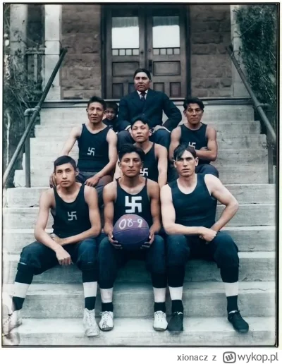 xionacz - Oto koszykarska drużyna północnoamerykańskich Indian (czy też ludów tubylcz...