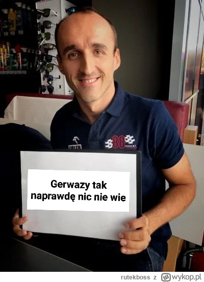 rutekboss - #f1 #kubica uwielbiam jak Robert sprowadza Gerwazego na ziemię z chłodnym...
