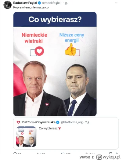 Wwolt - @CipakKrulRzycia: Jakiś pisowczyk "poprawił" to. Problem polega na tym że te ...