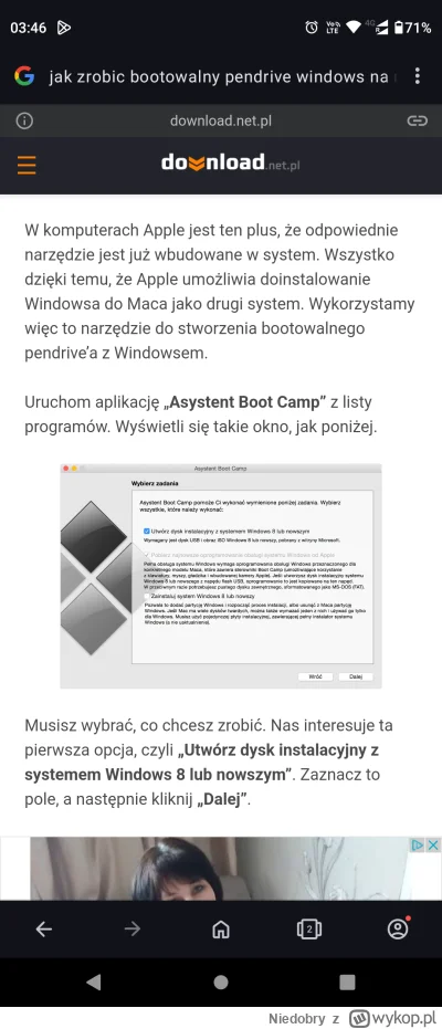 Niedobry - @Kejesen: Nie..  Sam obraz nie wystarczy. Sam pendrive musi otrzymac "boot...