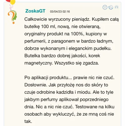 perfumowyswir - @lecoffe: wrzucasz ankietę perfum istniejących od 2007 roku? Jebnij s...