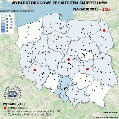 Salido - Minął 48. (z 66) dzień wakacji. 

W ciągu ostatniej doby miały miejsce 4 wyp...