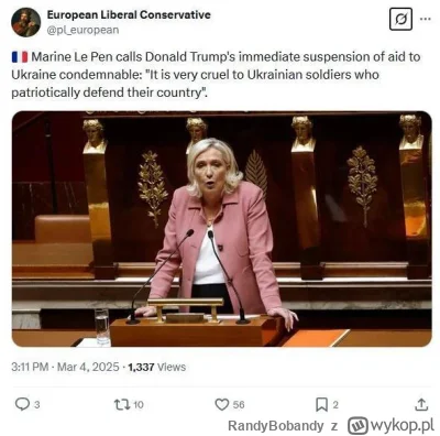 RandyBobandy - Śmieszne, że otwarcie ruska onuca ma więcej rigczu niż nasi "niepodleg...