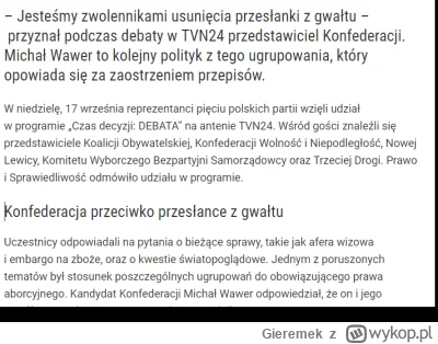 Gieremek - Mentzen: "Kto wymyślił, że nasz program jest skierowany przeciwko kobietom...