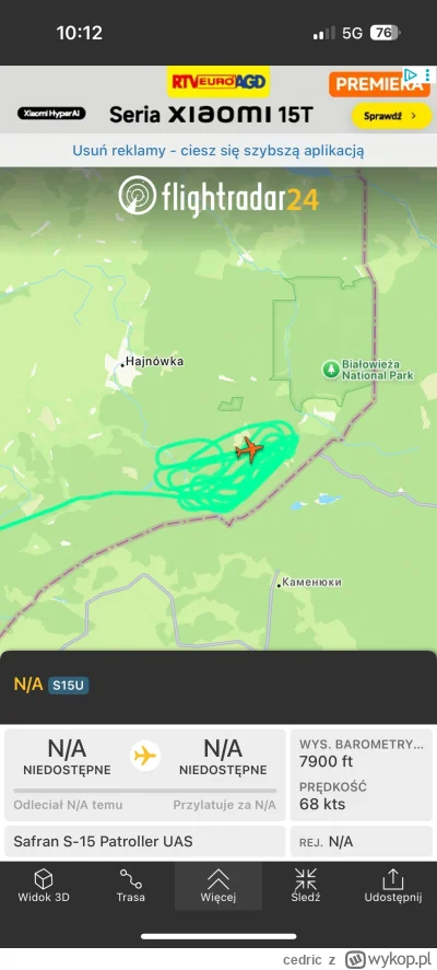 cedric - #wojna #rosja #nato #ukraina #flightradar24  a tego gagatka jeszcze nie widz...