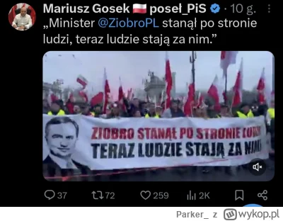 Parker_ - @mexxl Na szczęście Polscy Patrioci nie pozwolą na okradanie Polski.