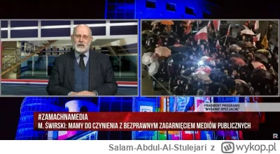 Salam-Abdul-Al-Stulejari - na #tvrepublika wałkują temat rzekomych protestów pod gmac...