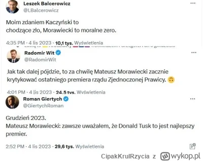 CipakKrulRzycia - #morawiecki #polityka #bekazpisu takie tam z Twitterka z dzisiaj