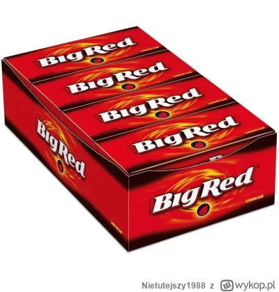 Nietutejszy1988 - Wrigley's Big Red o smaku cynamonowym  mi najbardziej brakuje. Świe...