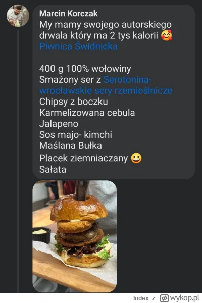 Iudex - Drwal sral, 2000 kalorii w jednym burgerku xD

#wroclaw #jedzenie71 #drwal