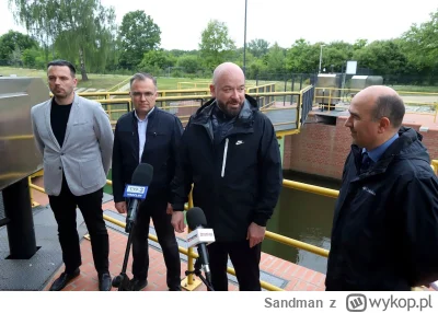 Sandman - 3 życia czekania... Śluza Opatowice otwarta dla pieszych i rowerzystów. Pie...