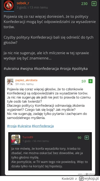 Kadet20 - Wiecie...ja na ogół staram się nie udzielać politycznie, ale ostatnio gadal...