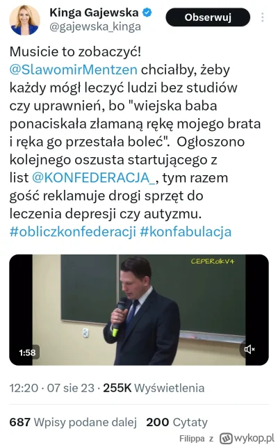 Filippa - "Mieliśmy przez wieki medycynę uniwersytecką i ludową, wydaje mi się, że ta...