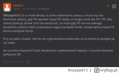 Kryspin013 - > Za chwilę się okaże że to taki prank bo bosak chciał być sprytny jak s...