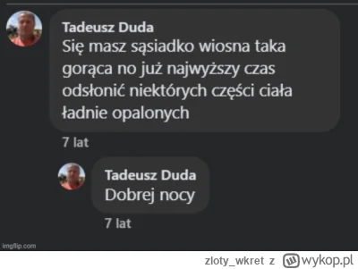 zloty_wkret - #limanowa 
Dla Ciebie Tadeusz też dobrej nocy. 
Jagód się najedz i mche...