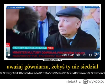 nietak7 - Zabrakło mi dziś tylko tego tekstu:
#polityka #bekazpisu #kaczynski #bekazp...