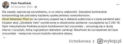 UchoSorosa - >Interesującego konfiarza ludzie znaleźli na facebooku.

@thorgoth: Jaki...